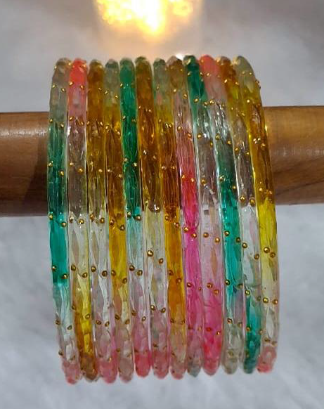 Double Color Raindrop Bangles